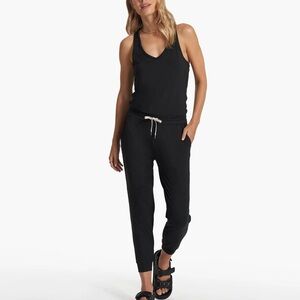 Vuori Black Women's Jogger Jumpsuit